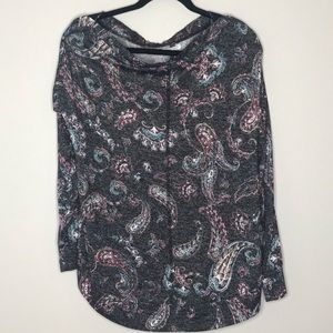 Adjustable Neckline Sweater